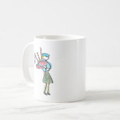 Dudelsackspiel Kaffeetasse (Vorderseite Links)