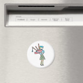 Dudelsackspiel Magnet (In Situ (Geschirrspüler))