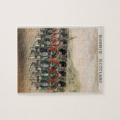Dudelsackspieler Bonnies Schottland Puzzle (Horizontal)