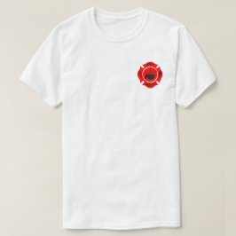 Dudelsackspieler-Feuerwehrmann-Entwurf T-Shirt