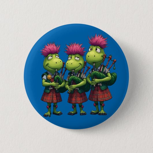 Dudelsackspieler für Burns-Supper schottisch Button (Vorderseite)