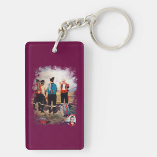 Dudelsackspieler/Gaiteiros/Pipers Schlüsselanhänger