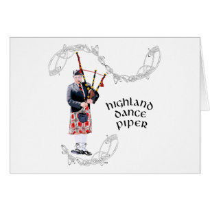 Dudelsackspieler im roten Kilt