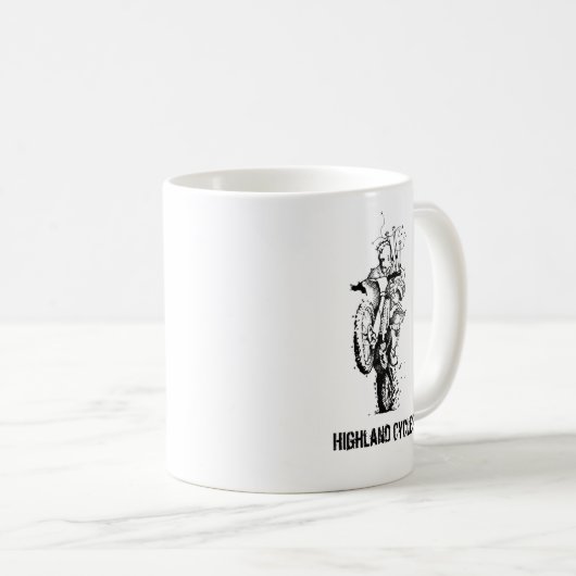 Dudelsackspieler-Tasse Kaffeetasse (VorderseiteRechts)