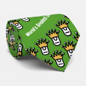 Dudley Diagonal Krawatte in Green (Gerollt)