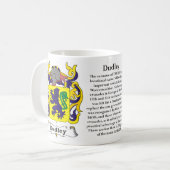 Dudley Familien-Wappen Tasse (Vorderseite Links)