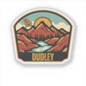 Dudley, Georgien Aufkleber (Vorderseite)