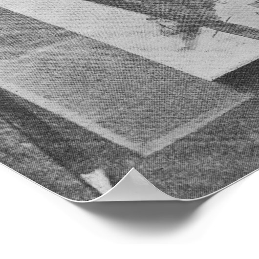 Dudley Hardy malt ein Poster (Ecke)