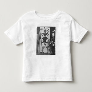 Dudley Hardy malt ein Poster Kleinkind T-shirt