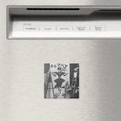 Dudley Hardy malt ein Poster Magnet (In Situ (Geschirrspüler))