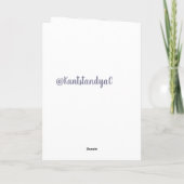 Dudley Labrador Birthday Card Karte (Rückseite)