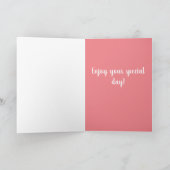 Dudley Labrador Birthday Card Karte (Innenseite)