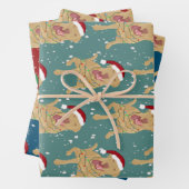 Dudley Labrador Christmas  Geschenkpapier Set (Beispiel)