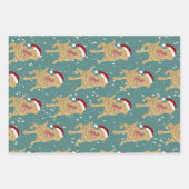Dudley Labrador Christmas Geschenkpapier Set (Vorderseite)