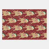 Dudley Labrador Christmas Geschenkpapier Set (Vorderseite 3)