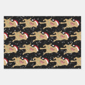 Dudley Labrador Christmas Geschenkpapier Set (Vorderseite 2)