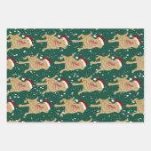 Dudley Labrador Christmas Geschenkpapier Set (Vorderseite)