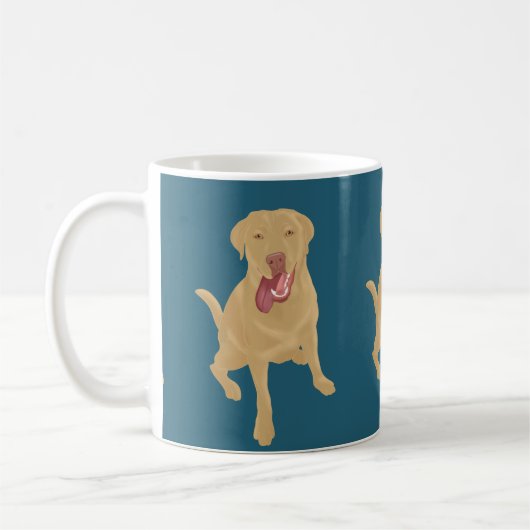 Dudley Labrador Coffee Tasse (Links)
