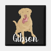 Dudley Labrador Magnet (Vorne)
