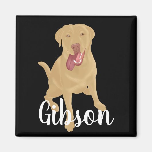 Dudley Labrador Magnet (Vorne)