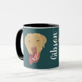 Dudley Labrador Tasse (Vorderseite Links)
