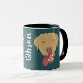Dudley Labrador Tasse (VorderseiteRechts)