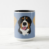 Dudley Labrador und Bernese Mountain Dog Tasse (Zentrum)