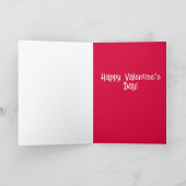 Dudley Labrador Valentines XOXO Dankeskarte (Innenseite)