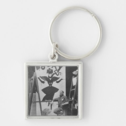 Dudley robuste Malerei ein Plakat Schlüsselanhänger (Vorne)