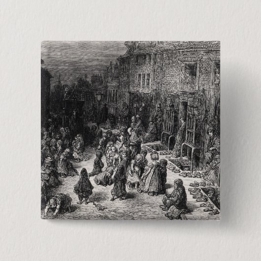 Dudley Straße, sieben Skala Button (Vorderseite)