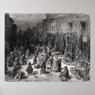 Dudley Straße, sieben Skala Poster