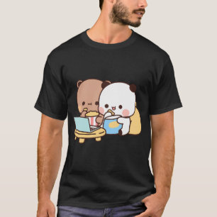 Dudu Bear und Bubu Panda sehen Film zusammen T-Shirt