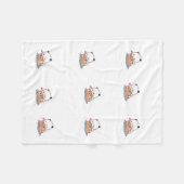 DUDU BUBU-LIEBE FLEECEDECKE (Vorderseite (Horizontal))