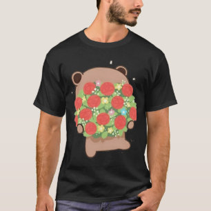 Dudu gibt Bubu-Blume für den Valentinstag T-Shirt
