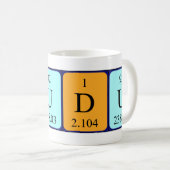 Dudu Periodenname Tasse (VorderseiteRechts)