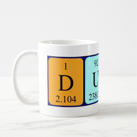 Dudu Periodenname Tasse (Links)
