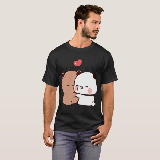 DuDuBear und BuBu Panda ein besonderer Moment ❤️ A T-Shirt (Vorne ganz)