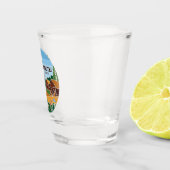 Dudutki Museum Komplex Belarus Schnapsglas (Rechts)