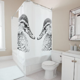 Due anatre duschvorhang