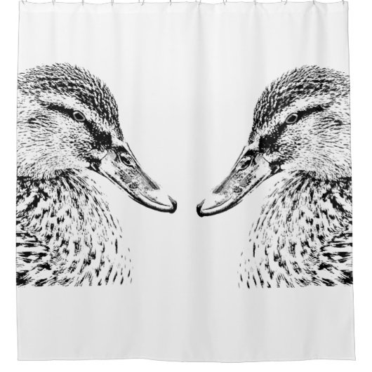 Due anatre duschvorhang (Vorderseite)
