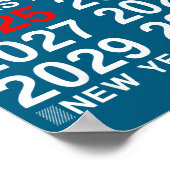 Due To Inflation Funny New Year 2026 Tee Men Women Poster (Ecke)