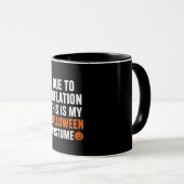 Due to Inflation Halloween Mug Tasse (VorderseiteRechts)