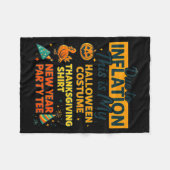 Due To Inflation This Is My Halloween Costume, Fun Fleecedecke (Vorderseite (Horizontal))