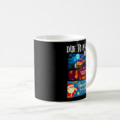 Due To Inflation This Is My Halloween Thanksgiving Kaffeetasse (VorderseiteRechts)