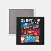 Due To Inflation This Is My Halloween Thanksgiving Magnet (Vorderseite/Rückseite)