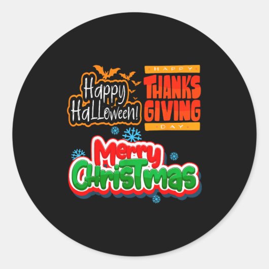 Due To Inflation This Is My Halloween Thanksgiving Runder Aufkleber (Vorderseite)