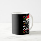 Due To Inflation This Is My Ugly Sweater Family Ch Kaffeetasse (VorderseiteRechts)
