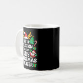 Due To Inflation Ugly Christmas Sweater Xmas Men W Kaffeetasse (Vorderseite Links)