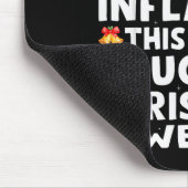 Due To Inflation Ugly Christmas Sweaters Men Women Mousepad (Ecke)