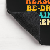 Due To Reasons I'll Be Drinking Again Funny Quote  Mousepad (Ecke)
